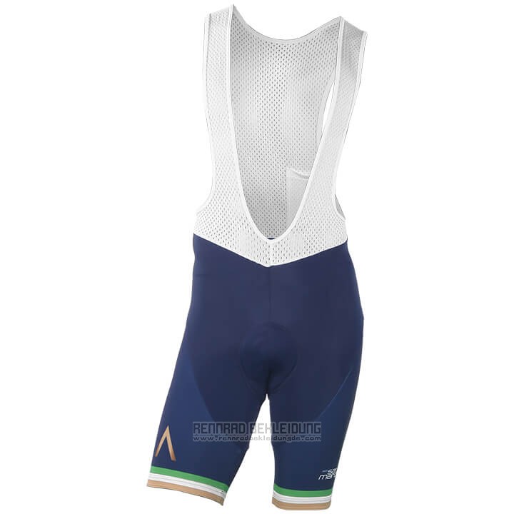 2018 2019 Fahrradbekleidung Aqua Blue Sport Champion Irland Trikot Kurzarm und Tragerhose - zum Schließen ins Bild klicken